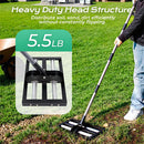 Lawn Leveling Rake with Aluminum Rollers-8