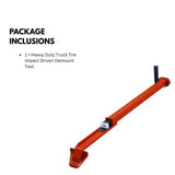 Heavy Duty Truck Tire Impact Driven Demount Tool