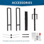 Motorcycle Trailer Hitch Carrier with Loading Ramp