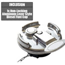Non-Locking Aluminum Lever Style Diesel Fuel Cap for Peterbilt-8