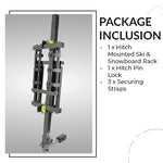 Hitch Mounted Ski & Snowboard Rack