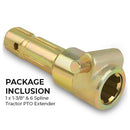1-3/8" & 6 Spline Tractor PTO Extender-8