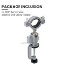 360° Bench Vise Electric Drill Stand Holder-8