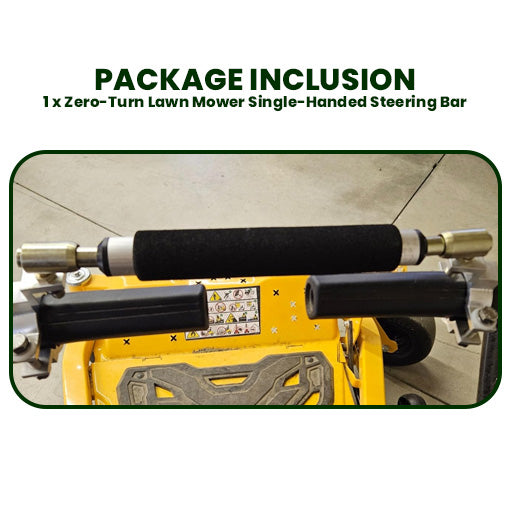 Zero-Turn Lawn Mower Single-Handed Steering Bar
