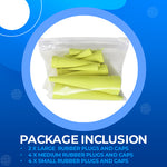 Universal Hydraulic Oil Line Service Rubber Plugs and Caps Kit