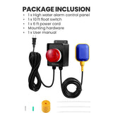 Indoor or Outdoor High Water Septic Tank Alarm