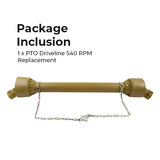 PTO Driveline 540 RPM Replacement