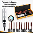 3/8-Inch Drive Manual Reversible Impact Driver Set-8