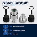 3/8" 10,000 PSI High Pressure Hydraulic Quick Coupler Set-6