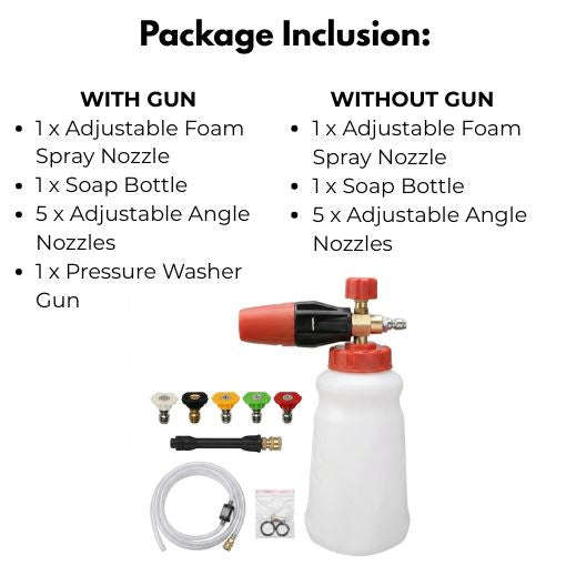 Adjustable Foam Spray Nozzle