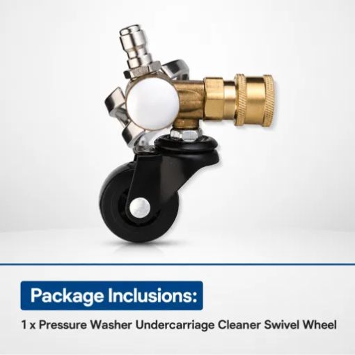 Pressure Washer Undercarriage Cleaner Swivel Wheel