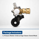 Pressure Washer Undercarriage Cleaner Swivel Wheel-8