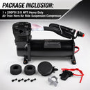 200PSI 3/8 NPT Heavy Duty Air Train Horn/Air Ride Suspension Compressor-6