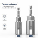 Hex Shank Wing Nut Driver Bits-11