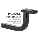 5-inch Rise Class 2 Trailer Hitch Ball Mount-8