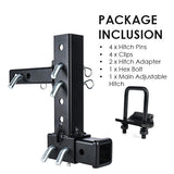 2-in-1 Drop/Rise Trailer Hitch Adapter