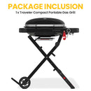 Traveler Compact Portable Gas Grill-8