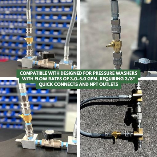 Pressure Washer Downstream Chemical Injector Bypass Kit