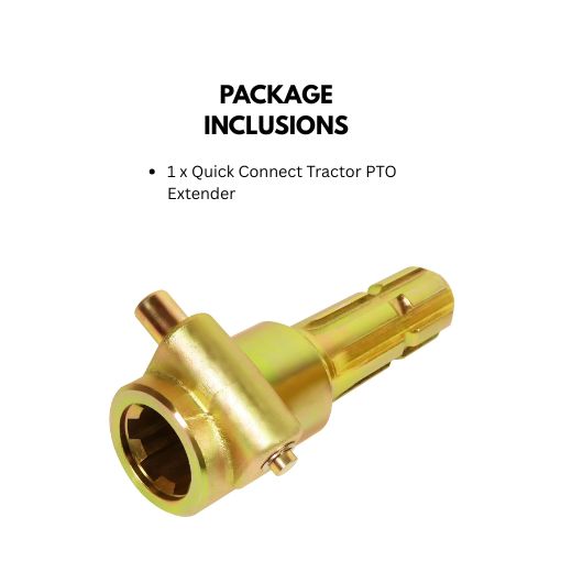 Quick Connect Tractor PTO Extender