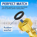 RV Winterize Blowout Adapter with Shut-off Valve Kit-8
