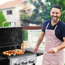 3 Burner BBQ Propane Grill-9