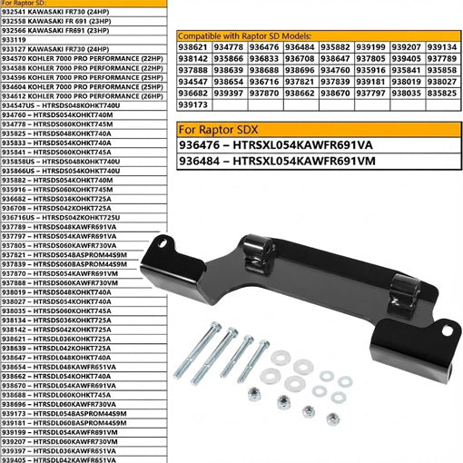 Transaxle Cross Brace Kit