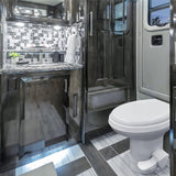 Effortless RV Toilet with Pedal Flush