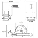 Heavy Duty Trailer Boat Winch-9