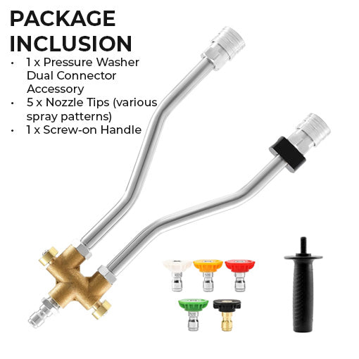 Pressure Washer Dual Connector Accessory