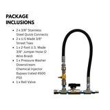 Pressure Washer Downstream Chemical Injector Bypass Kit