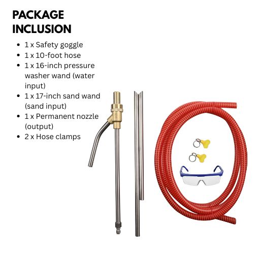 Quick Connect Pressure Washer Sandblasting Kit