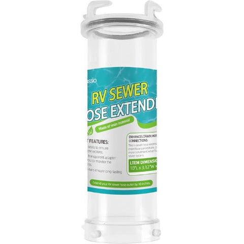 10 inch Extension Clearview RV Sewer Hose Adapter
