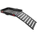 Aluminum Hitch Cargo Carrier with Ramp-1