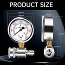 3/8 Inch Quick Connect Pressure Washer Gauge-9