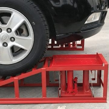 5-Ton Hydraulic Low Profile Car Service Ramps - 0