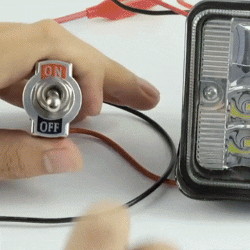 2-Pin Heavy Duty Rocker Toggle Switch - 0