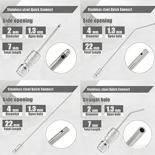 4-Pack Quick Connect Pressure Washer Needle Nozzle Kit