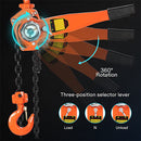 1-1/2 Ton Steel Lever Chain Hoist-4