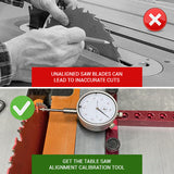 Table Saw Alignment Calibration Tool