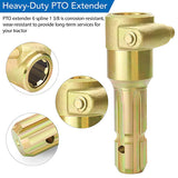 Tractor PTO Extender 1-3/8 inch 6 Spline Male to Female Adapter