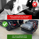 Aluminum Hitch Cargo Carrier with Ramp-3
