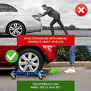 Hydraulic Car Wheel Dolly Jack Set-3