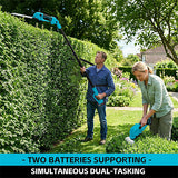 6-in-1 Pole Saw & Cordless Hedge Trimmer Combo Kit