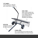 Tow Behind Pine Straw Rake-4