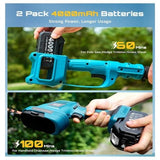 6-in-1 Cordless Pole Saw & Hedge Trimmer