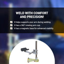 Fully Adjustable Welding/Fabrication Arm Rest-4