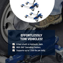 Hydraulic Car Wheel Dolly Jack Set-4