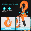 1-1/2 Ton Steel Lever Chain Hoist-7