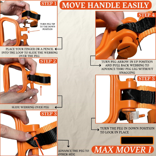 Ergonomic Lift Carry Straps