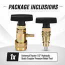 Universal Tractor 1/2" Hydraulic Quick Coupler Pressure Relief Tool-5